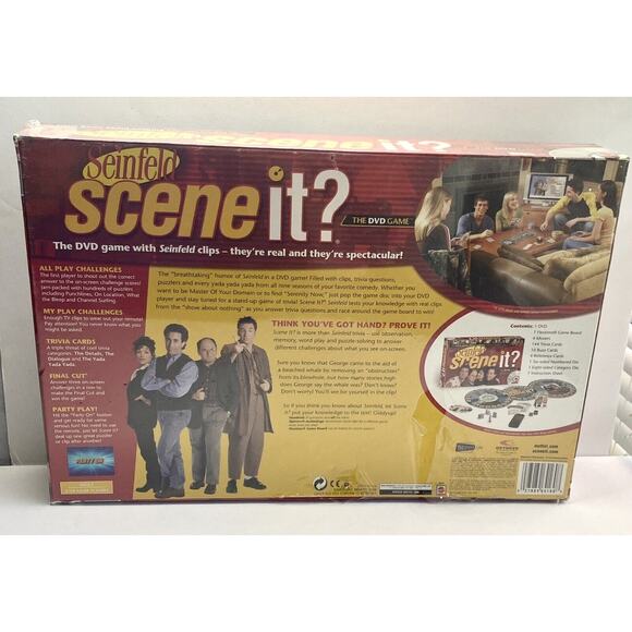 Seinfeld Scene It? The DVD Trivia Game BNIB SEALED - Read! - Picture 2 of 6